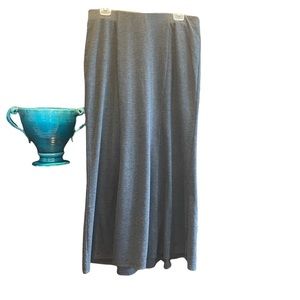 Lane Bryant Gorgeous Gray A-Line Midi Skirt in Plus size 14/16